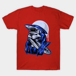 Shark suffer illustration T-Shirt